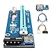 ELEGIANT PCI-E USB 3.0 Cable Express 1X to 16X Extension Cable - Mining Dedicated Graphics Card Extension Cable Adapter with SATA Cable for PC Desktop Laptop