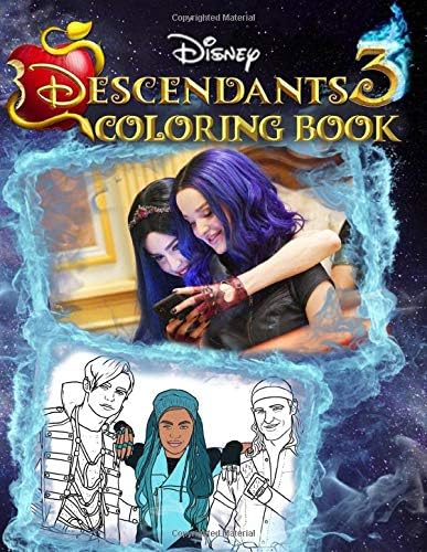 Descendants 3 Coloring Book: Premium Coloring Book Based On Disney Channel Original Film 2019 (Unofficial)