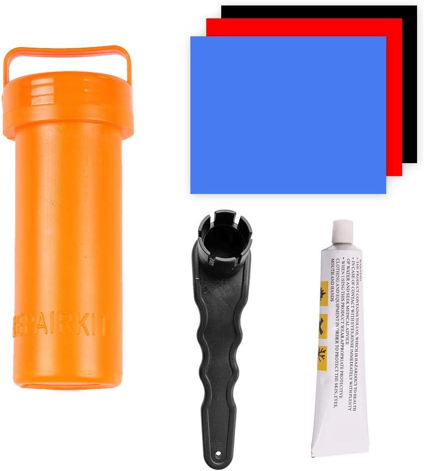niyin204 Surfing Accessories Paddle Board Repair Kit For Inflatable Stand Up Paddle Boards (SUP) With Adhesive, PVC Sturdy Durable Repair Tool, Color Randomly improved