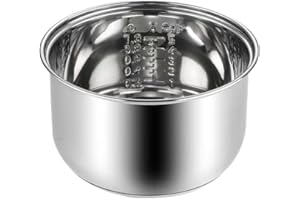 Stainless steel inner pot of rice cooker - compatible with cuckoo rice cooker inner pot. compatible with model CR-0675FW.