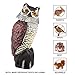 Besmon Owl Model Used to Drive Away Natural Enemies of Birds and Pests (Natural Enemy Scarecrow Deterrent) Outdoor Garden Courtyard