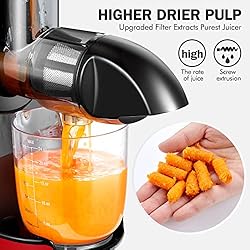 Slow Juicer Machines, AMZCHEF Masticating Juicer