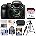 Panasonic Lumix DC-FZ80 4K Wi-Fi Digital Camera with 32GB Card + Backpack + Battery + Tripod + Kit