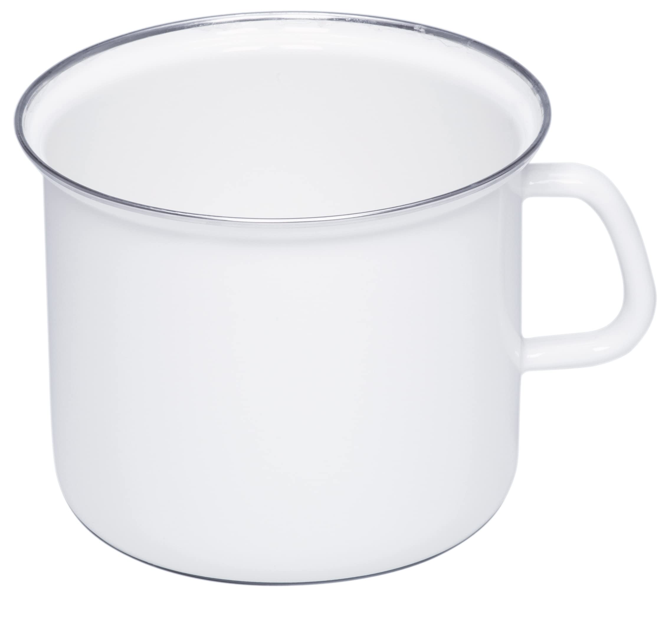 Riess Country-Edelweiss Stockpot Without Lid, Diameter-16 cm White