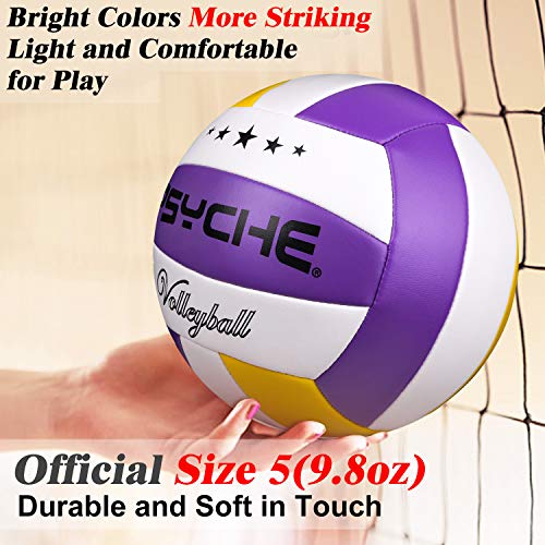 Volleyball Official Size 5,Soft Indoor Outdoor Volleyballs for Kids