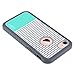 ULAK iPhone 8 & 7 Case, Shock-Absorbing Flexible Durability TPU Bumper Case, Durable Anti-Slip, Front and Back Hard PC Defensive Protection Cover for Apple iPhone 7 4.7 inch,Mint Stripes Minimal
