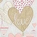Lambs & Ivy Layla Pink/Gold Hearts & Love 4-Piece Nursery Baby Crib Bedding Set