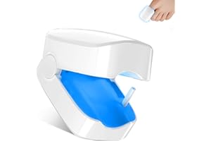 BEPHON Nail Fungus Cleaning Laser Treatment Device - Effective Home-Use Therapy for Damaged, Discolored, and Thickened Toenails and Fingernails with 910nm Infrared and 470nm Blue Light