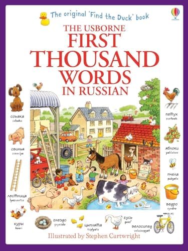 The Usborne First Thousand Words in English : Sticker Book (First