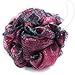 Modern Skin Labs  Loofah Shower Pouf Pack with 4 Mesh Sponge Scrubbers and Hanging Hooks