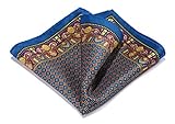HISDERN Men's Floral Pocket Square Handkerchief
