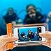 Waterproof Case, Ace Teah Clear Universal Waterproof Case, Dry Bag, Pouch, Transparent Snowproof Dirtproof Protective Cover for iPhone 8, 7, 6S, 6 Plus X Samsung Galaxy S7 S6 Edge, Note 5 4 - Orange