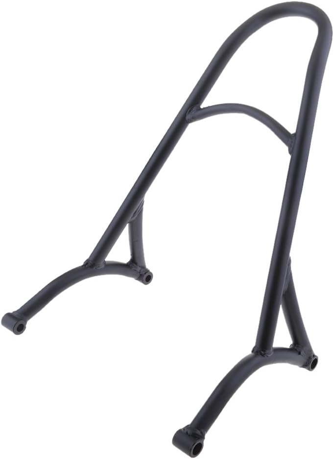 H HILABEE Passenger Sissy Bar Bracket Luggage Rack Back Rest for Harley Sportster Iron Super Low XL 883 1200 Nightster Roadster 48 72 04-16 (Black)