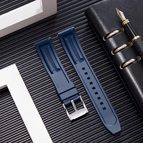 BINLUN Quick Release Silicone Watch Strap Rubber Watch Straps 18mm 19mm 20mm 21mm 22mm 24mm Sports Replacement Wristbands for Smartwatches for Men and Women with 11 Colours