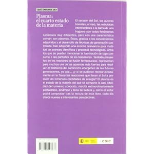 Plasma: el cuarto estado de la materia (¿Qué sabemos de...?)