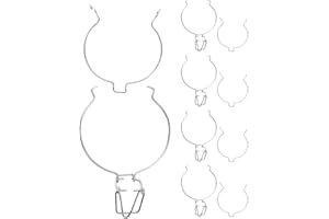 Cabilock Mason Jar Wire Clamp Sealing Clips 5Pcs Stainless Steel Airtight Buckle Lock for Wide Mouth Glass Storage Jars Kitch