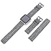 QIBOX Bands Compatible with Versa, Woven Fabric Wrist Strap Watch Special Edition Replacement Bands Classic Square Stainless Steel Buckle Compatible with Versa Smart Watch