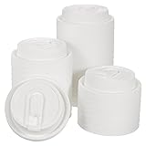 uxcell Disposable Coffee Cup Lids, 50 Count 80mm