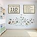 Dinosaur Reusable Kids Decorative Peel & Stick Wall Decals - Art Decore (110 Decals!)