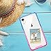 Salawat Compatible iPhone Xr Case, Clear iPhone Xr Case Cute Anti Scratch Slim Phone Case Cover Reinforced Corners TPU Bumper Shockproof Protective Case for iPhone Xr 6.1inch 2018 (Blue Pink)