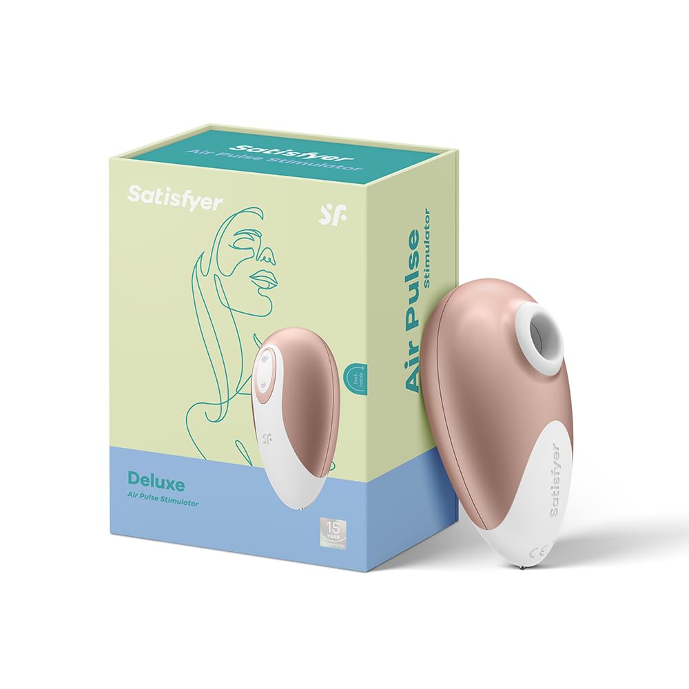 Satisfyer Pro Deluxe Next Generation Druckwellenvibrator | Sex-Spielzeug Frau mit Klitoris-Stimulation | Erotisches Toy mit 11 Vibrationsmodi | Leise & stark | Wasserdichter (IPX7) Auflegevibrator