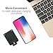 Mini Power Bank PowerCore 4500mAh External Battery Pack Draft OISLE Portable Cordless Battery Bank Portable Charger Ultra-Compact High-Speed LED Indicador Compatible wi iPhoneX/Xs,8/8+,X,7/7+,/6+Black
