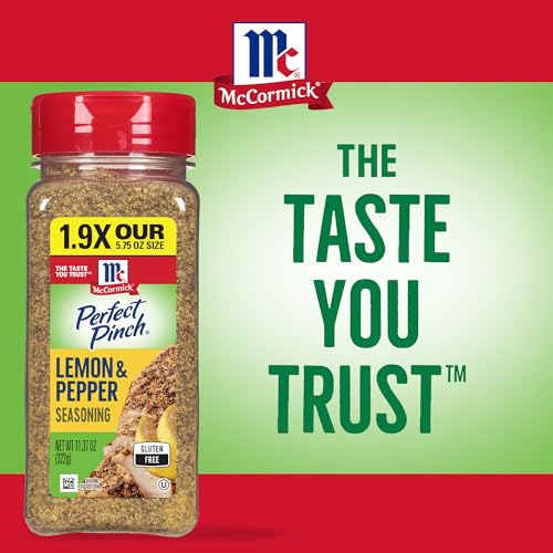 MCCORMICK PERFECT PINCH LEMON PEPPER SEASONING, 11.37 OZ