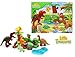 Little Treasures 43Pcs Dinosaur Building Block Play Set Featuring Dino Tyrannosaurus Rex Toy For Kids 3+