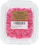 Oasis Supply Pink Ribbon Sprinkle Shapes Edible for Cupcakes, Cake, and Ice Cream, 3 Ounce