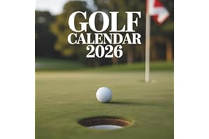 Golf Calendar 2026: Golf Monthly Planner for Notes & Daily Use