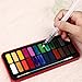 Water Coloring Brush Pens, Ohuhu Set of 3 Aqua Painting Brushes for Water Soluble Colored Pencil, Water Color Water-Base Markers, Powdered Pigment Watercolor Paints