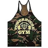 Eastabile Mens Gym Tank Tops Bodybuilding Fitness Workout Vest Tanks (M, camouflage1)