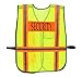 Security Safety Vest with Reflective Strips, One Size Fits All (1-pc, Neon Lime)