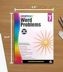 Spectrum Word Problems 7th Grade Math