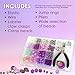 Jewelry Making Kit- Everything Included in This Beginners Jewelry kit. Girls and Teens Will Love Exploring Their Creativity. Directions and Sample Ideas Included with This Lavender Bead kit.