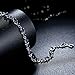 WOSTU 14K White Gold Plated 3mm Cubic Zirconia Classic Tennis Bracelet | Gold Bracelets for Women | Size 6.5-7.5 Inch