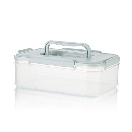 Dxlta - Caja de almacenaje multicapas para Nevera de Cocina, a ...