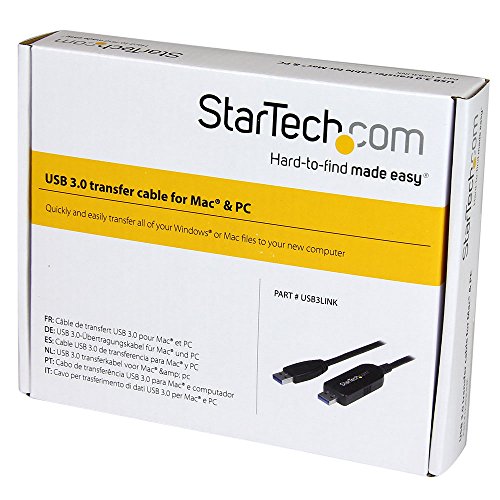 StarTech.com USB3LINK USB 3.0 Data Transfer Cable for Mac and Windows - Fast USB Transfer Cable for Easy Upgrades including Mac OS X and Windows 8