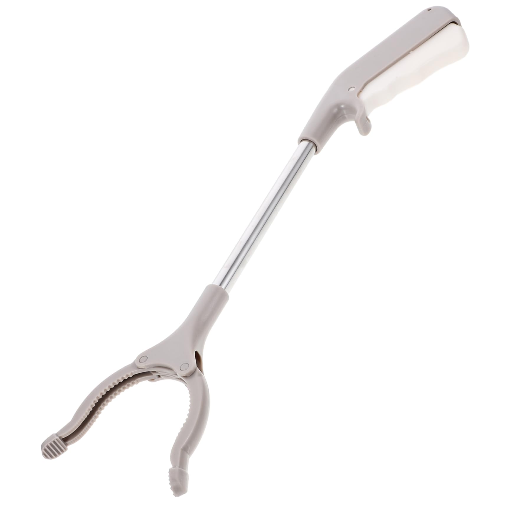 COLLBATH 2pcs Stainless Steel Trash Picker Grabber Tool Lightweight Multi-Purpose Reacher for Easy Litter Collection Indoors and Outdoors Reduces Bending and Strain