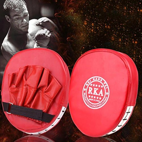 hotstype 1PCS Target MMA Boxing Mitt Focus Punch Pad Training Glove Karate Muay Thai Kick Red