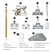 Tineco A10 Master Cordless Vacuum Cleaner, 350W Rating Power Strong Suction 2 LED Brush Specific for Hardwood Floor and Carpet with 2PCS Detachable Batteries up to 50 Minutes Runtime