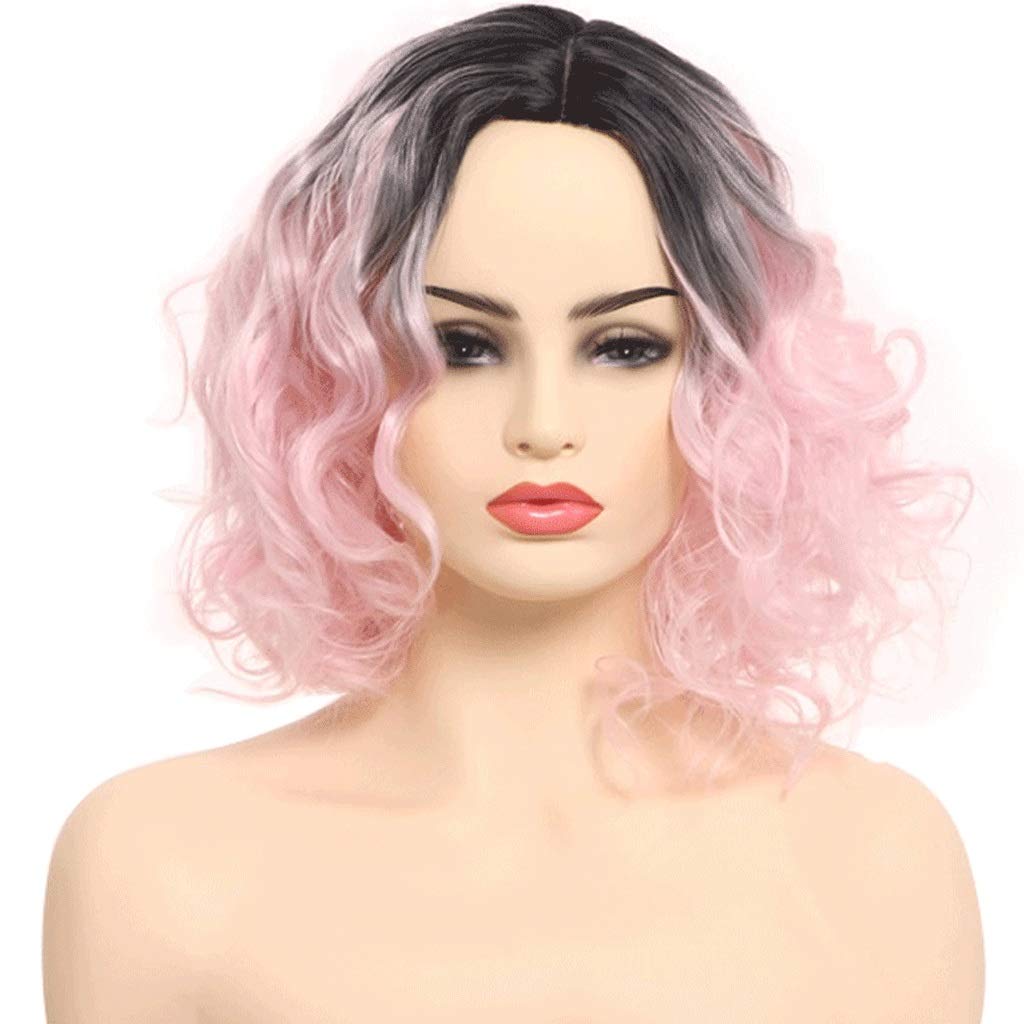 Amazon Com Pink Short Bob Hair Light Pink Wigs For Women