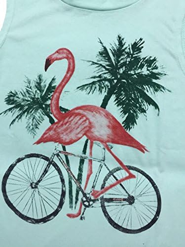 LONBANSTR Women's Animal Flamingo Bird Graphic Tank Tops Sleeveless Vest T-Shirt