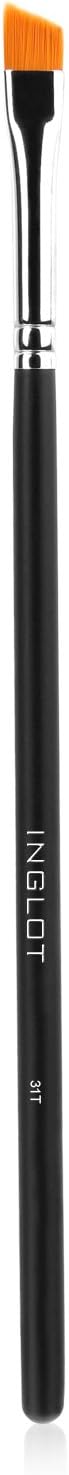INGLOT 31T - Synthetic slanted brush for precise application of eyeliner and brow products