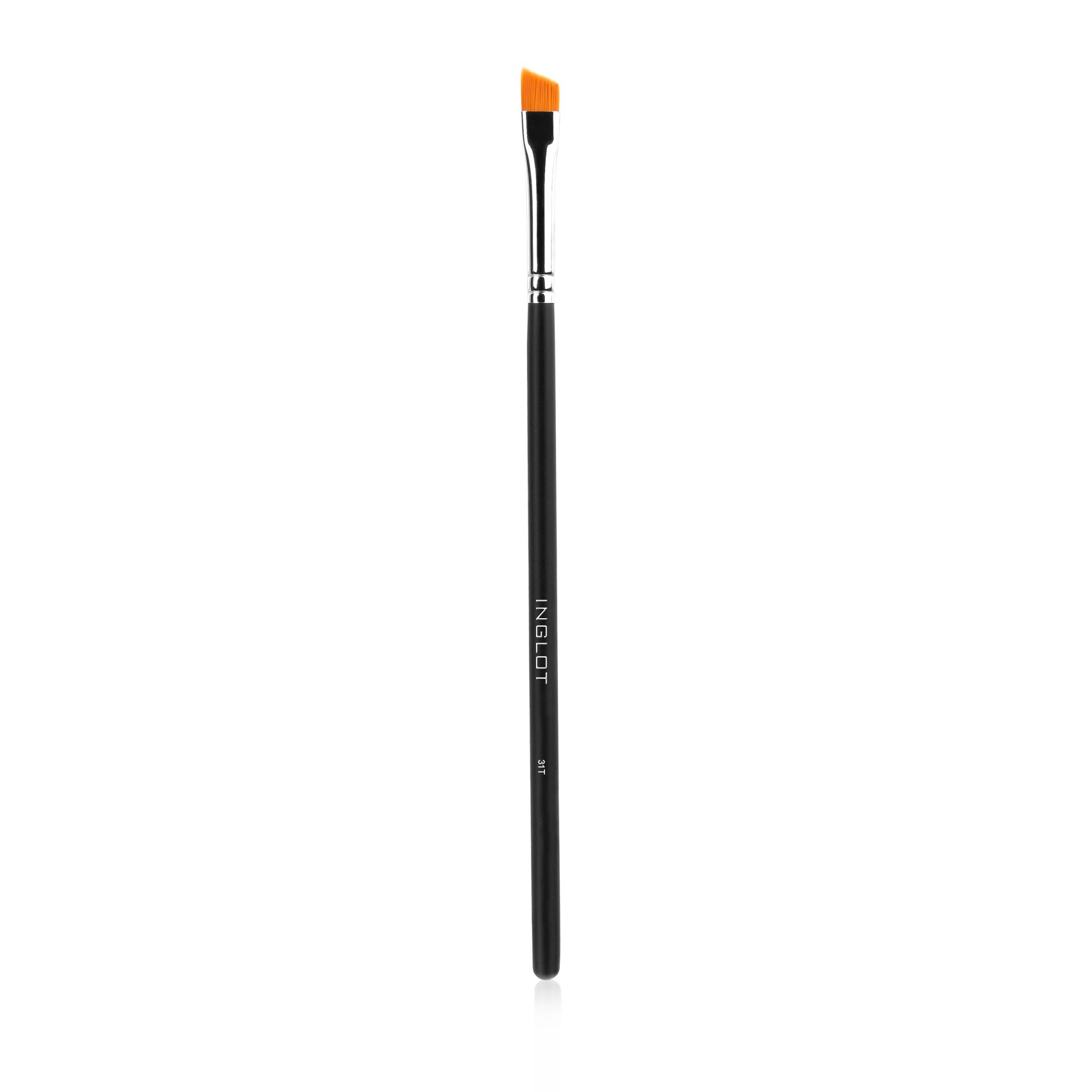INGLOT 31T - Synthetic slanted brush for precise application of eyeliner and brow products