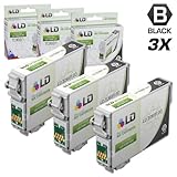 LD Remanufactured Ink Cartridge Replacement for Epson 69 T069120 (Black, 3-Pack)