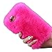 GBSELL Warm Fluffy Villi Fur Plush Wool Bling Case Cover Skin For iPhone 6/ 6S Plus (Hot Pink)
