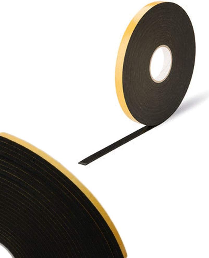 Double Sided Foam Tape Black 4mm x 10mm x 15m Security/Glazing