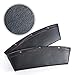 Sebikam 2 PCS Car Pocket Organizer & Car Seat Gap Filler - Car Seat PU Leather Console Gap Filler & Side Pocket - Auto Console Storage for Phones, Keys – Durable Console Side Pocket (Black)