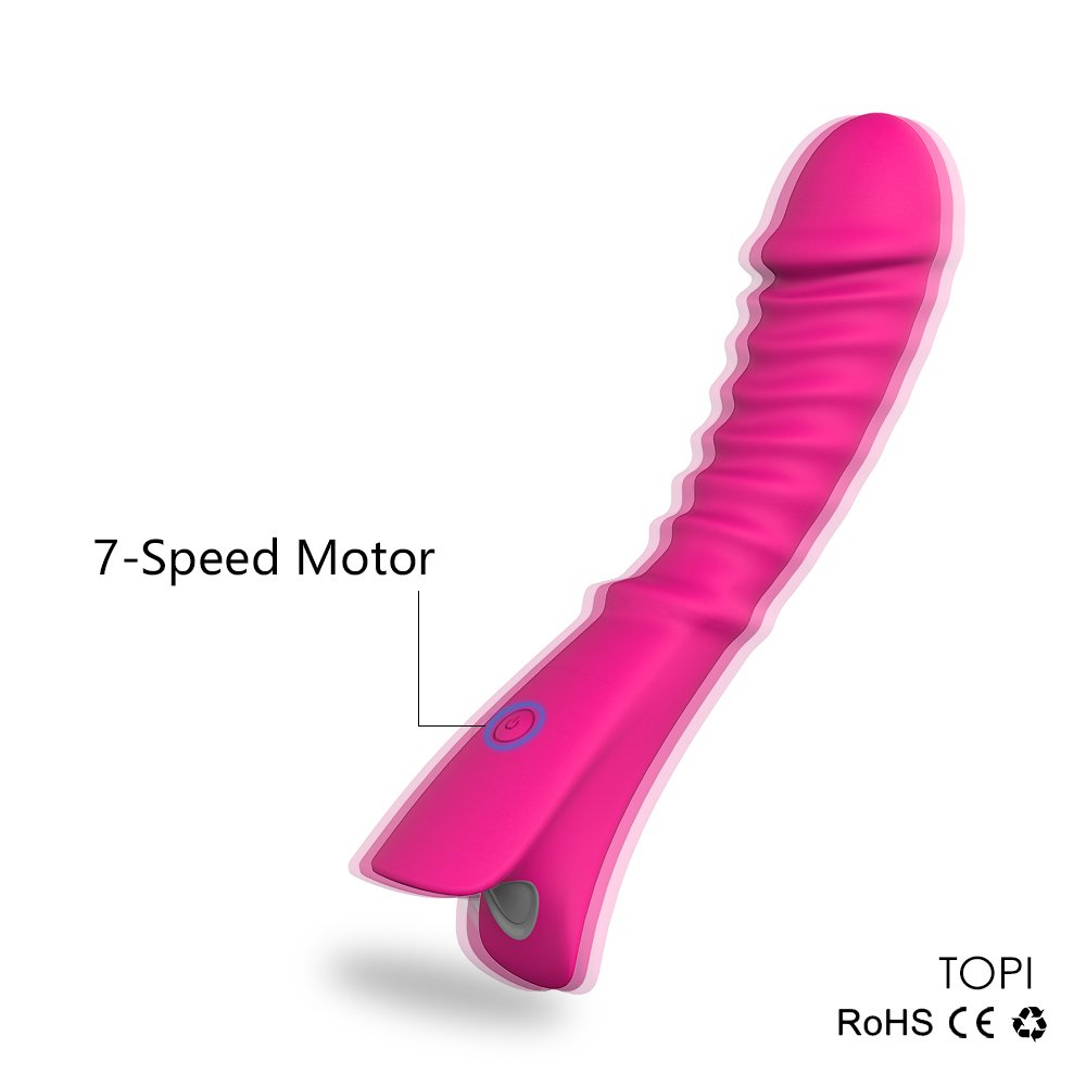 APRIL 14TH - Vibrating G-spot Massager - Quiet yet Powerful - Rechargeable & Waterproof - Best for Women or Couples - Discreet Delivery(31-Pink)
